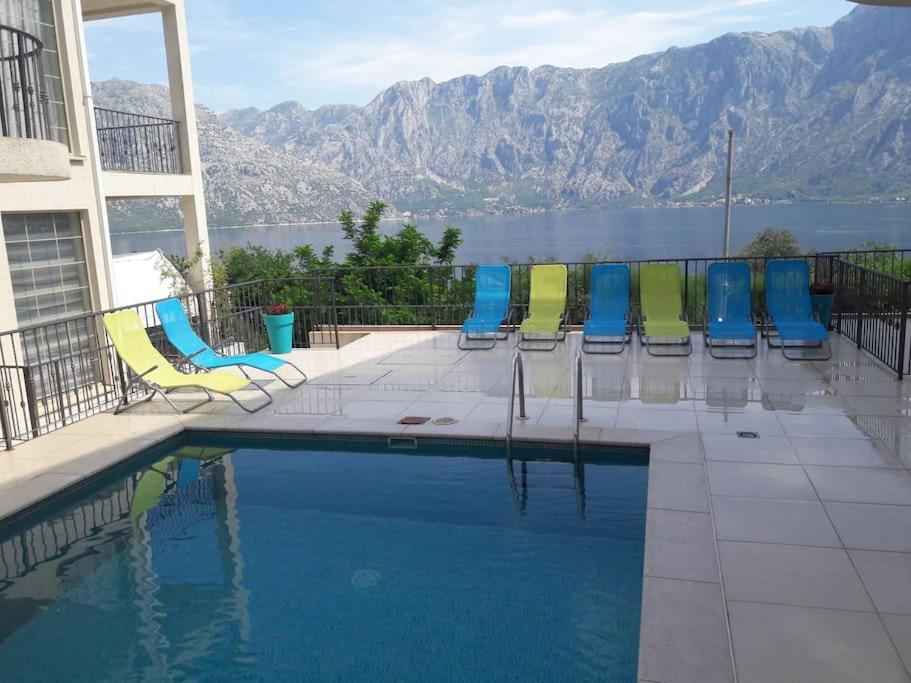 2Br Apartment With Pool Котор Экстерьер фото